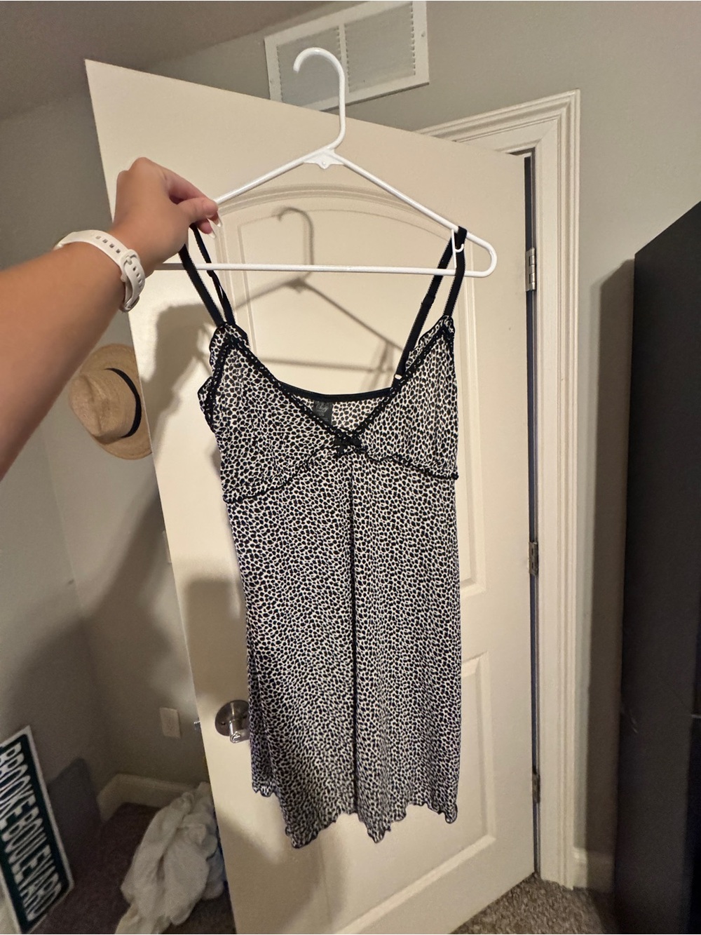 Black and White sleep dress